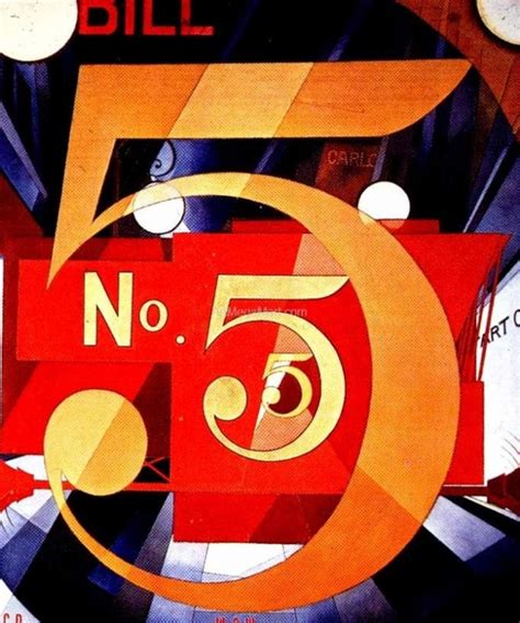 I Saw The Figure 5 In Gold Charles Demuth