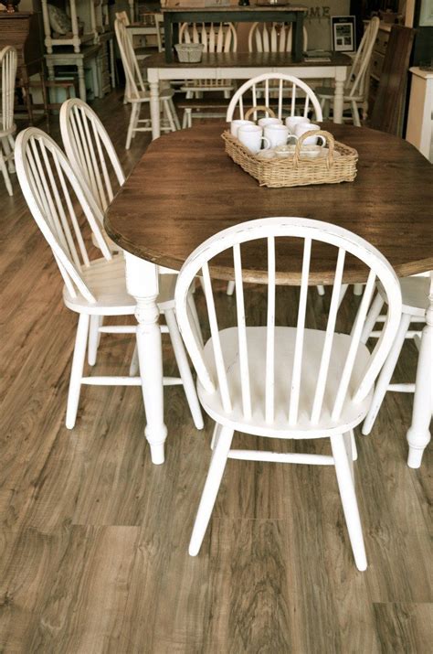 Kreg r3 comes in hand when drilling pocket holes at the end of these long boards. Oval Farmhouse Dining set (6 chairs) | Farmhouse dining ...