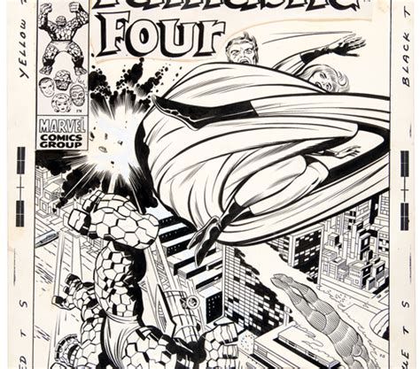 Fantastic Four 95 Original Jack Kirby Cover Art Up For Bid At Hakes