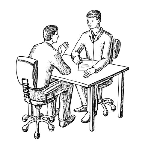 Job Interview Clipart Black And White 20 Free Cliparts Download