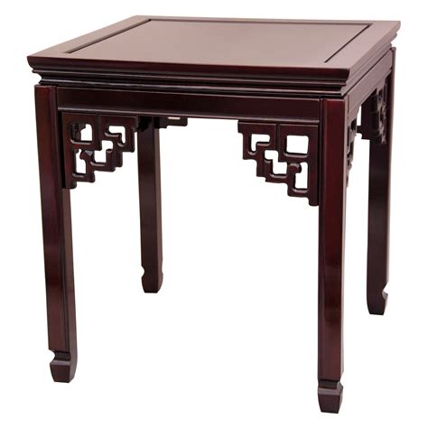 Oriental Furniture Rosewood Square Ming Table Rosewood