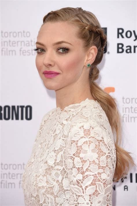 Amanda Seyfried Charms In Valentino Lace And Florals At Tiff While Were