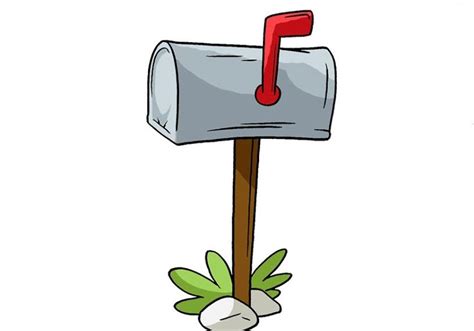 How To Draw A Mailbox Step By Step