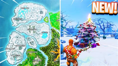 New Christmas Snow Map In Fortnite Youtube