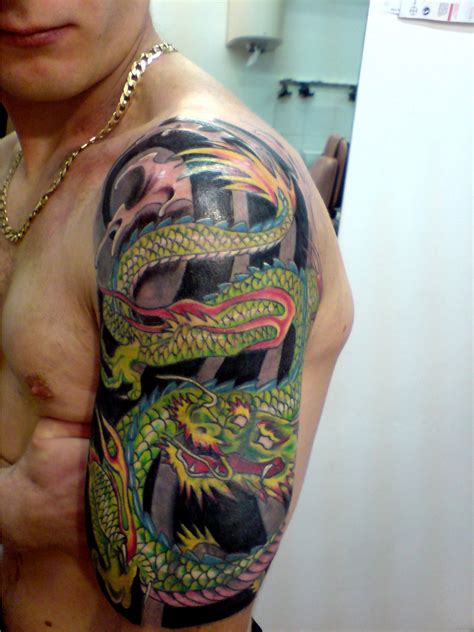 Dragon Tattoo Design On Shoulder Tattoos Designs