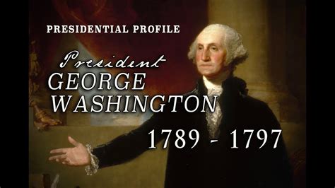 President George Washington An Appreciation 1789 1797 Youtube