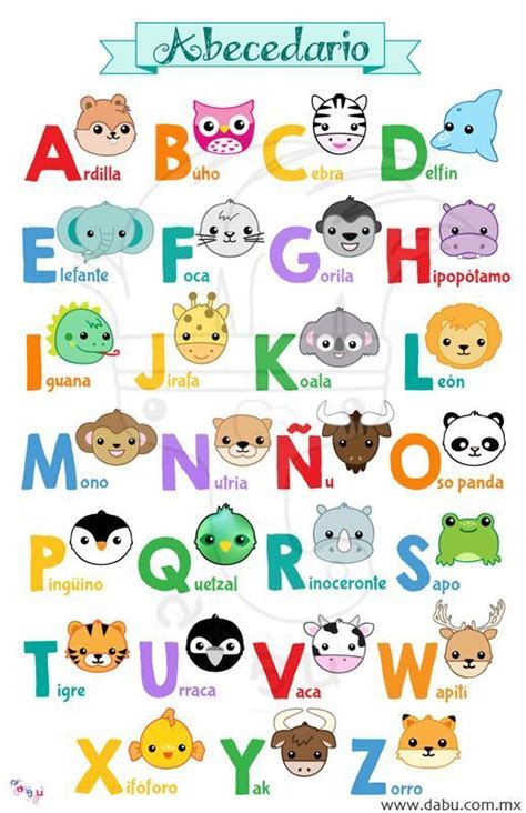 4, d · d ; Abecedario en español con animalitos // Spanish alphabet with animals # ...
