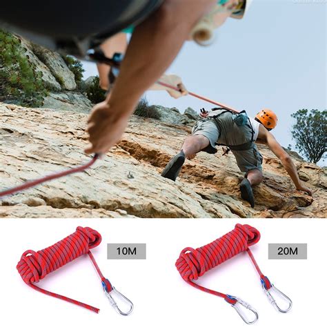Alomejor Rock Climbing Safety Rope 2 Sizes Professional Outdoor