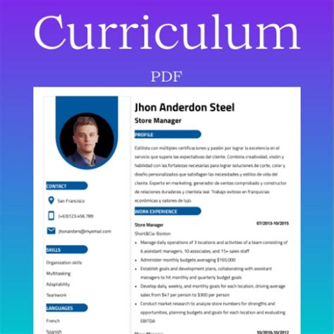 Currículum Vitae Pdf Apk Baixar App Grátis Para Android