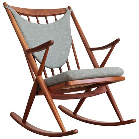 But we are not going to feature rocking chairs for kids today. Frank Reenskaug Danish Modern Teak Rocking Chair at 1stdibs