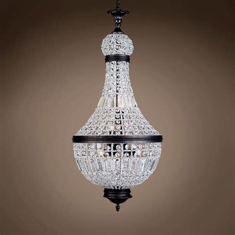 Restoration Revolution Th C French Empire Crystal Light