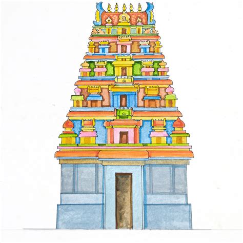 100 Temple Gopuram Clip Temple Clipart Clipartlook