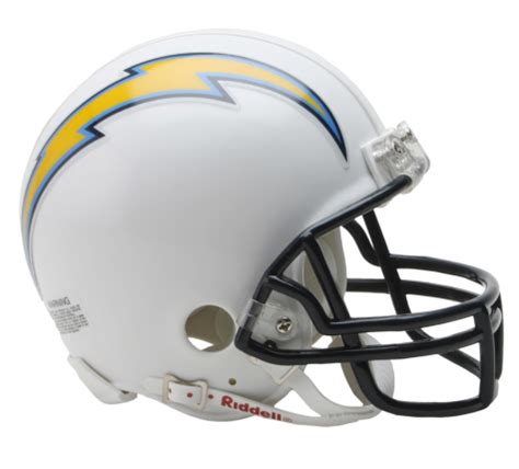 Chargers Mini Helmet png image