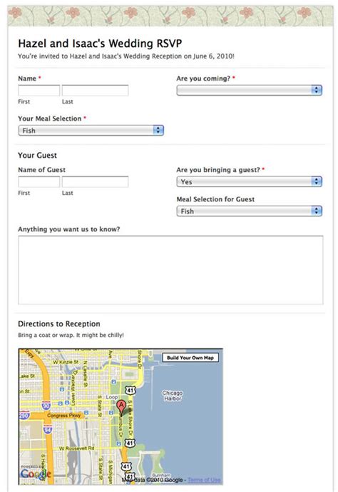 Wedding Rsvp Google Form Template | Best of Document Template Select google forms. from there, the interface is very simple… choose a title for your form, like rsvp for our wedding.