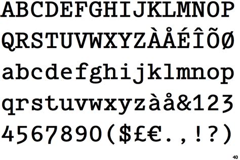 Fontscape Home Dimensions Fixed Width Serif