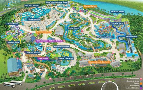 Aquatica Seaworld Orlando Map And Pdf