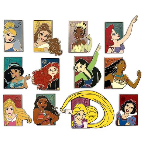 Disney Princess Mystery Pin Set Shopdisney New Disney Princesses Disney Trading Pins