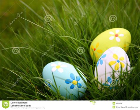 Painted Easter Eggs Stock Image Image Of Space Painted 3926829