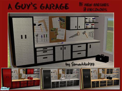 Garage Sims 4 Cc Garage And Bedroom Image