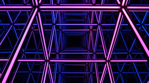 Purple Blue Neon Light Reflection Dark Background 4k Hd Dark Background