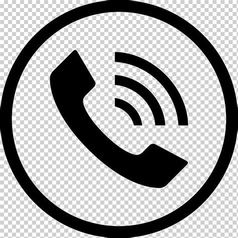 Free Download White Telephone Logo Computer Icons Telephone Mobile