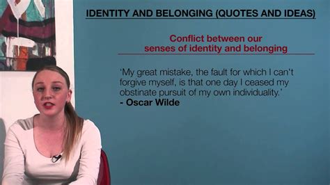 Vce English Identity And Belonging Quotes And Ideas Youtube