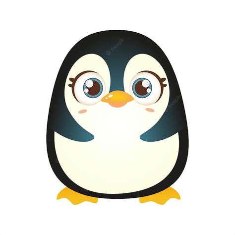 Premium Vector Cute Baby Penguin Vector Illustration