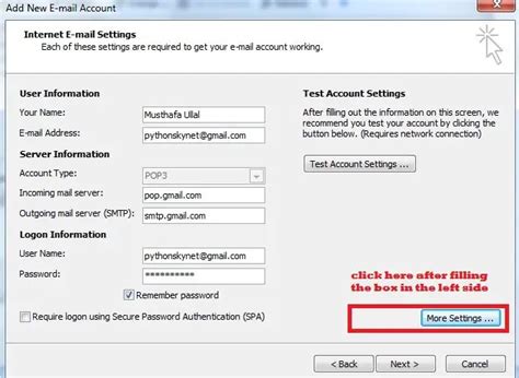 How To Configure Gmail Pop3 In Outlook Enabled Device And Mobile Phones