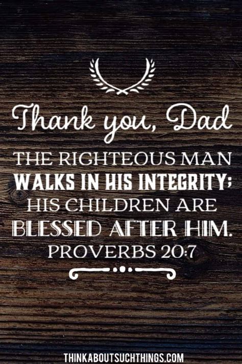 27 Fathers Day Bible Verses To Bless Dad With Images Think About Such Things