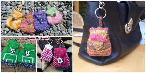 Latest news, offers and discounts. Adorable Knit Mini Bag - Free Pattern - DIY 4 EVER