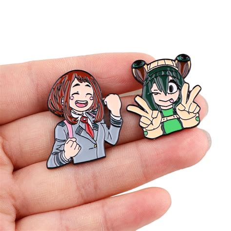 Dz1875 Japanese Anime Icons My Hero Academia Jewelry Lapel Enamel Pins And Brooches Badge Bags