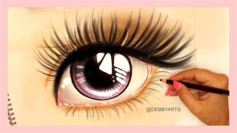 We will be teaching you how to draw male anime eyes in the next tutorial. Realistic Anime Eye - Speed Drawing | DebbyArts - YouTube