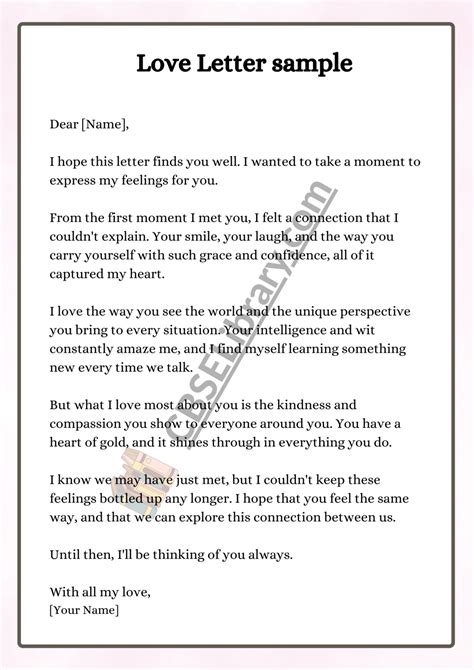 Love Letter How To Write Love Letter Samples Examples Cbse Library