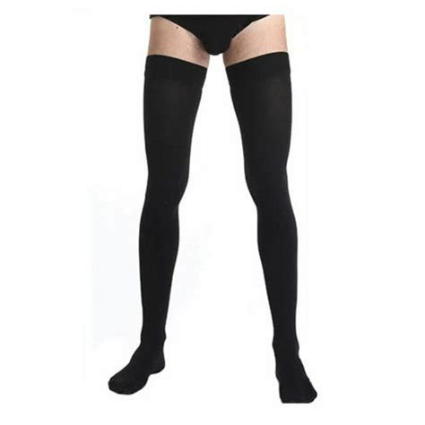 thigh high medical compression stockings 23 32mmhg varicose veins support socks ebay