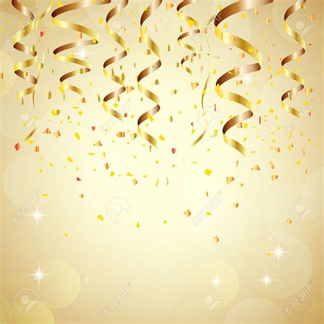 Free Download Happy New Year Background With Golden Confetti Royalty