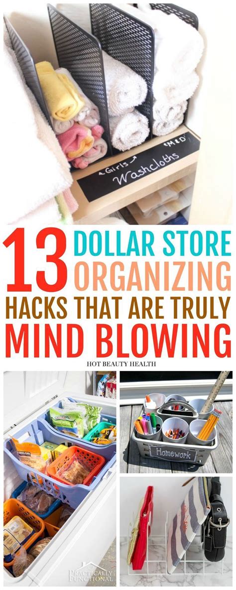 13 Creative Dollar Store Organizing Hacks Youll Love Dollar Store
