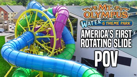 Americas First Rotating Slide Medusas Slidewheel Pov Mt Olympus