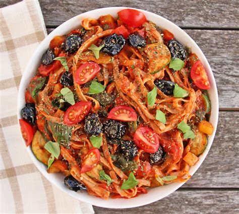 Mediterranean Vegetable Spaghetti Recipe