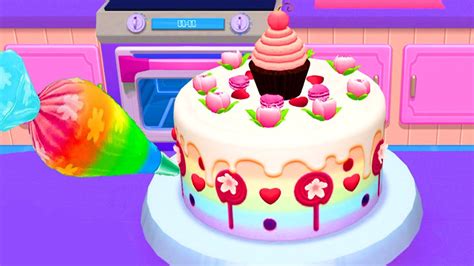 Masak Masakan Kue Ulang Tahun Seru Game Anak Perempuan Youtube