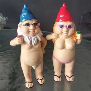 Pcs Naked Gnome Statues Inch Naughty Garden Gnomes Funny Statue