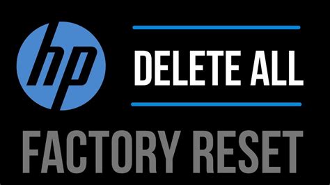 Resetting windows 10 when your hp computer does not boot. How to Factory Reset ( Delete All info) HP computer/laptop ...