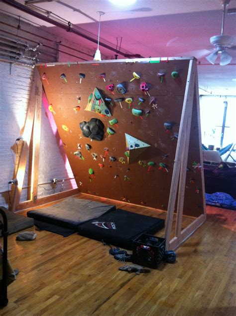 How To Build A Freestanding Home Climbing Wall The Home Answer