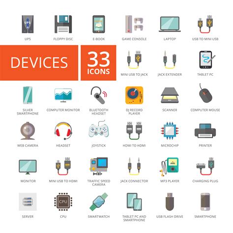 Electronic Devices Icons Set ~ Icons ~ Creative Market