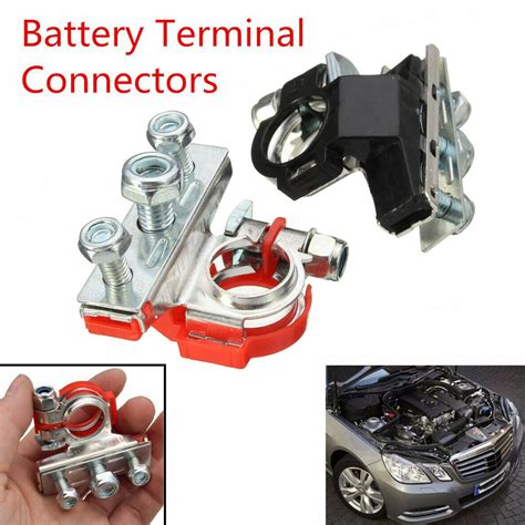 2x Battery Terminal Connector Universal Car Auto Positiveandnagative