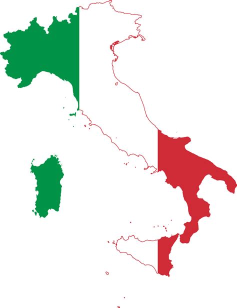 Click on the italy map blank to view it full screen. File:Flag-map of Italy.svg - Wikimedia Commons