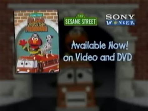 Sesame Street Elmo Visits The Firehouse Vhs Rip Youtube
