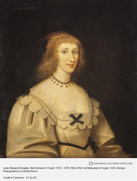 Lady Margaret Douglas Marchioness Of Argyll 1610 1678 Wife Of The
