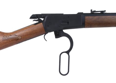 Bravo Full Metal Fake Wood 1892 Lever Action Gas Rifle Airsoft Gun