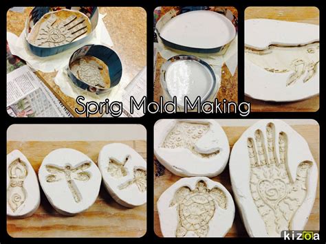 To Make Your Own Sprig Mold 1 Form Your Sprig 2 Adhere It To A