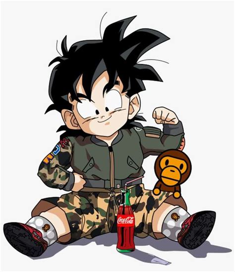 This year's dragon ball z and bape collection will feature the iconic baby milo character alongside several of dragon ball's mainstay characters such as kid goku, piccolo, roshi and more. Dragon Ball Supreme Bape Goku Goten Gohan Vegeta ...